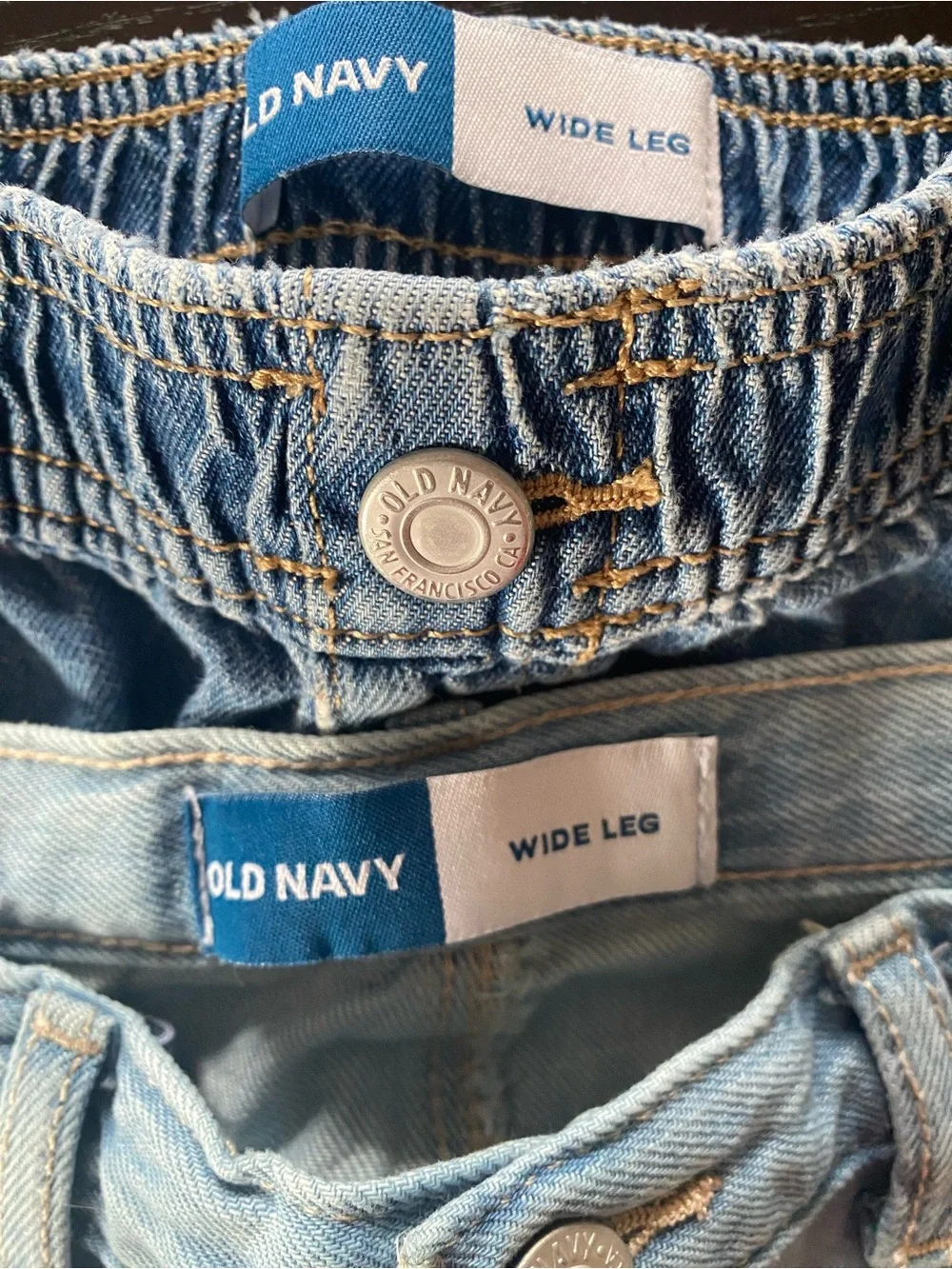 Old Navy pair of girls Wide-Leg Jeans in size 4T